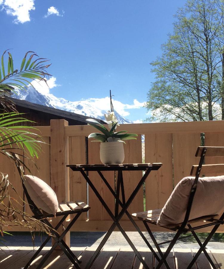 Chalet Le Petit Nicolas, Jacuzzi, Vue Mont Blanc Chamonix Exterior photo